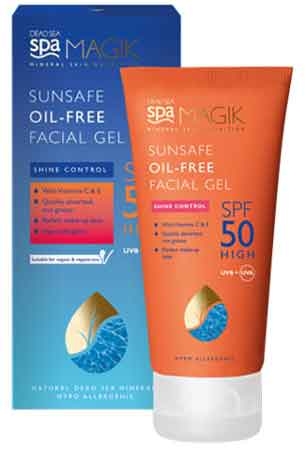Dead Sea Spa Magik Sunsafe OilFree Facial Gel SPF